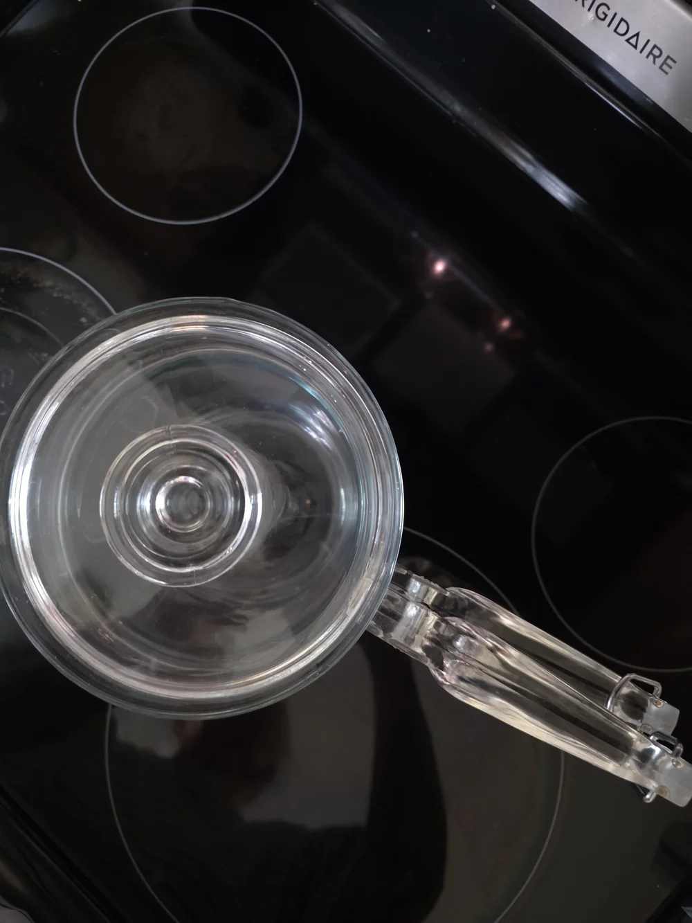 Pyrex Clear Glass Saucepan Set with Silver Metal Bands